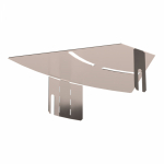 Крышка угла горизонтального изменяемого 0-45 градусов Стандарт INOX (AISI 409) 150 Промрукав Крышка угла горизонтального изменяемого 0-45 градусов Стандарт INOX (AISI 409) 150 Промрукав