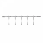 Разветвитель - шина для уличных гирлянд Professional (1 вход, 5 выходов) белый ПВХ