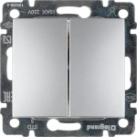 Выключатель 2кл с/у алюминий механизм Valena Legrand (1/10) Выключатель 2кл с/у алюминий механизм Valena Legrand (1/10)