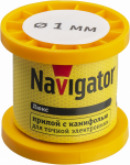 Припой Navigator 93 082 NEM-Pos02-61K-1-K100 (ПОС-61, катушка, 1 мм, 100 гр) Припой Navigator 93 082 NEM-Pos02-61K-1-K100 (ПОС-61, катушка, 1 мм, 100 гр)