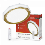 Светильник светодиод 75Вт 3000-6500K 6000Лм 500x100мм с пультом ДУ COMFORT SIESTA IN HOME (1/5)