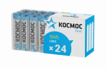 Элем.пит. Космос LR03 24 шт. пластиковый бокс (1/480) Элем.пит. Космос LR03 24 шт. пластиковый бокс (1/480)