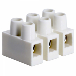 Клемник Полипропилен белый, 3р,85°С,450V,32A, 4мм.кв. Клемник Полипропилен белый, 3р,85°С,450V,32A, 4мм.кв.