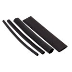 Набор ТУТк клеевые нг черные. Разного диаметра (3/1; 4.8/1.6; 6/2; 9/3; 12/4) 21шт по 100мм. EKF PROxima Набор ТУТк клеевые нг черные. Разного диаметра (3/1; 4.8/1.6; 6/2; 9/3; 12/4) 21шт по 100мм. EKF PROxima