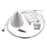 Комплект подвеса с тросом 5м белый (1 трос и комплект креплений) Комплект подвеса с тросом 5м белый (1 трос и комплект креплений)