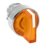 Исполнительный механизм переключателя ХB4 желтый на 3 положения с фиксацией, с подсветкой с короткой ручкой IP65 EKF Исполнительный механизм переключателя ХB4 желтый на 3 положения с фиксацией, с подсветкой с короткой ручкой IP65 EKF