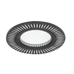 Светильник Круг. Черный/Хром, Gu5.3 Gauss Aluminium 1/100 Светильник Круг. Черный/Хром, Gu5.3 Gauss Aluminium 1/100