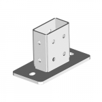 Опора для СТРАТ профиля 41х82, толщ. 4,0 (пятка - 8,0мм), гор. цинк