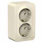 Розетка 2гн с З/К о/у молочный изол.пласт. 16А IP20 Blanca Schneider Electric (1/8) Розетка 2гн с З/К о/у молочный изол.пласт. 16А IP20 Blanca Schneider Electric (1/8)