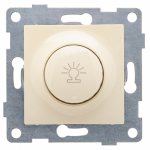 GUSI Ugra МЕХАНИЗМ диммера, 500 W, с накладкой и воротком, скрытая установка. Цвет бежевый. GUSI Ugra МЕХАНИЗМ диммера, 500 W, с накладкой и воротком, скрытая установка. Цвет бежевый.