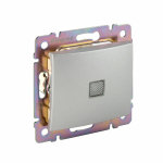 Выключатель 1кл прох с подсв с/у алюминий механизм Valena Classic Legrand Выключатель 1кл прох с подсв с/у алюминий механизм Valena Classic Legrand