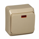 Выключатель 1кл с подсв о/у крем IP20 Этюд Systeme Electric (1/25/200) Выключатель 1кл с подсв о/у крем IP20 Этюд Systeme Electric (1/25/200)