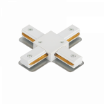 Коннектор X-тип XRB-WH для шинопровода RB белый IN HOME Коннектор X-тип XRB-WH для шинопровода RB белый IN HOME