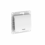 Выключатель 1кл с подсв с/у белый механизм быстрозажим Glossa Systeme Electric (1/20/160)