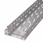 Лоток кабельный листовой 3000x150x50 сталь с перфорированной боковой стенкой толщ.1мм ПРОМРУКАВ Лоток кабельный листовой 3000x150x50 сталь с перфорированной боковой стенкой толщ.1мм ПРОМРУКАВ