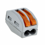 Клемма на 2 пров. СМК 222-412 0,08-2,5мм2 с рычажком EKF (100/7000)