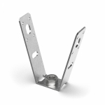 Потолочное крепление для кабельного лотка 97ммx27ммx92мм M10 гальваническое/электролит. цинковое покрытие ПРОМРУКАВ