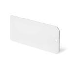 Кабельная маркировка бирка (маркировочная пластинка) 32x71 белый Fortisflex