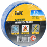 Изолента синяя 15/10м IEK (1/10/500)