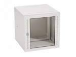 Навесной IT корпус 19" 9U (500х600х650) дверь стекло RAL7035