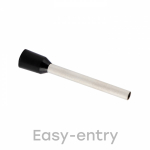 Наконечник-гильза втулочный 1.5мм² медь черный изолированный EKF Наконечник-гильза втулочный 1.5мм² медь черный изолированный EKF