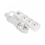 Удлинитель  3гн, 3м, 3х1,5мм2, З/К, 2 USB, белый PREMIUM REXANT
