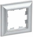 Рамка 1гн алюминий/алюминий РУ-1-Бр BRITE IEK (10/100)