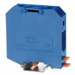 Зажим клеммный проходной 70.5мм размер ячейки 20мм на DIN-рейку/G-рейка 1 уровень сечение провода 70мм² 150А 1000В термопласт DKC (ДКС) Зажим клеммный проходной 70.5мм размер ячейки 20мм на DIN-рейку/G-рейка 1 уровень сечение провода 70мм² 150А 1000В термопласт DKC (ДКС)