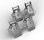 Комплект креплений для монтажа панелей в гипсокартонные потолки v.2 Комплект креплений для монтажа панелей в гипсокартонные потолки v.2