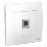 Розетка 1гн ТФ RJ11 с/у белый Blanca Systeme Electric Розетка 1гн ТФ RJ11 с/у белый Blanca Systeme Electric