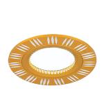 Светильник Круг. Золото/Хром, Gu5.3 Gauss Aluminium 1/100 Светильник Круг. Золото/Хром, Gu5.3 Gauss Aluminium 1/100