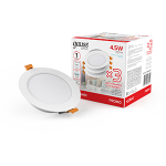 Светильник Gauss Basic Downlight круг 4,5W 300lm 4000K 210-240V IP20 95*26 белый (3шт. в упак.) LED 1/40