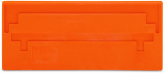 Разделитель, защелкивающ-ся 2мм цвет оранжевый Wago _
