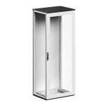 Комплект напольного корпуса CQE N со стеклянной дверью и с задней панелью 2000x1000x400 мм RAM block