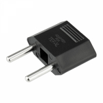 Переходник 1гн "Тефаль" черный 220В 16А IP20 Rexant (10/50/2000)