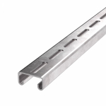 U-профиль 1200x41x21 сталь светло-серый оцинкованное перфорация: задняя сторона ПРОМРУКАВ U-профиль 1200x41x21 сталь светло-серый оцинкованное перфорация: задняя сторона ПРОМРУКАВ