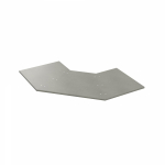 Крышка на угол горизонтальный 90 градусов осн. 300, стеклопластик Крышка на угол горизонтальный 90 градусов осн. 300, стеклопластик