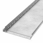 Лоток кабельный листовой 3000x400x50 нержавеющая сталь с перфорированной боковой стенкой толщ.1.5мм ПРОМРУКАВ