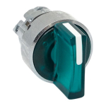 Исполнительный механизм переключателя ХB4 зеленый на 2 положения с фиксацией, с подсветкой с короткой ручкой IP65 EKF Исполнительный механизм переключателя ХB4 зеленый на 2 положения с фиксацией, с подсветкой с короткой ручкой IP65 EKF