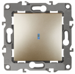 Выключатель 1кл с подсв с/у шампань 12-1102-04 Эра12 ЭРА (1/10/100) Выключатель 1кл с подсв с/у шампань 12-1102-04 Эра12 ЭРА (1/10/100)