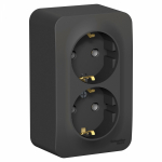 Розетка 2гн с З/К о/у антрацит изол.пласт. 16А IP20 Blanca Systeme Electric (1/8) Розетка 2гн с З/К о/у антрацит изол.пласт. 16А IP20 Blanca Systeme Electric (1/8)