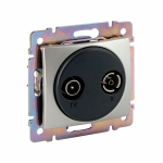 Розетка 2гн ТВ+радио TV+R звезда с/у алюминий механизм Valena Classic Legrand Розетка 2гн ТВ+радио TV+R звезда с/у алюминий механизм Valena Classic Legrand