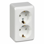 Розетка 2гн с З/К шторки о/у белый 16А IP20 Этюд Systeme Electric (1/16) Розетка 2гн с З/К шторки о/у белый 16А IP20 Этюд Systeme Electric (1/16)