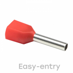 Наконечник штыревой НШВИ(2) 1-10 красный (50шт/упак) EKF Наконечник штыревой НШВИ(2) 1-10 красный (50шт/упак) EKF