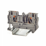 Зажим клеммный проходной 55.9мм размер ячейки 6.2мм на DIN-рейку 1 уровень сечение провода 4мм² 32А 800В термопласт DKC (ДКС) Зажим клеммный проходной 55.9мм размер ячейки 6.2мм на DIN-рейку 1 уровень сечение провода 4мм² 32А 800В термопласт DKC (ДКС)