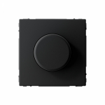 Светорегулятор 400Вт поворотно-нажимной с/у карбон механизм ArtGallery Systeme Electric (1/8/16)