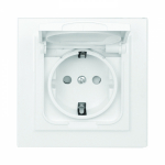 Розетка 1гн с З/К с крыш. шторки с/у белый 16А IP44 Минск EKF Розетка 1гн с З/К с крыш. шторки с/у белый 16А IP44 Минск EKF