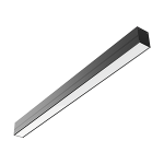 Светодиодный светильник VARTON Т-Лайн одиночный подвесной/накладной 513х70х90 мм 16 Вт 4000 К RAL9005 черный муар с опаловым рассеивателем, кабелем 2 Светодиодный светильник VARTON Т-Лайн одиночный подвесной/накладной 513х70х90 мм 16 Вт 4000 К RAL9005 черный муар с опаловым рассеивателем, кабелем 2