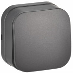 GLORY Выключ. 1-кл. о/у 10А ВС20-1-0-ХСм сталь м. IEK