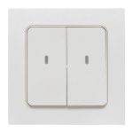 Умный беспроводной выключатель Стокгольм 2-кл. белый Zigbee EKF Сonnect Умный беспроводной выключатель Стокгольм 2-кл. белый Zigbee EKF Сonnect